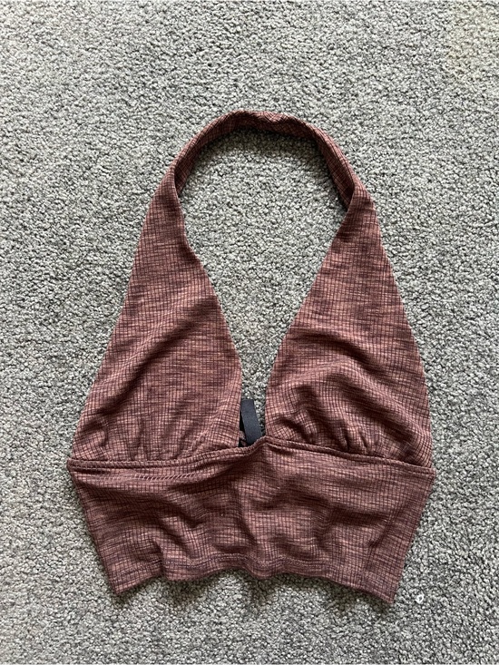 H&M Tops - H&M Ribbed Halter Tank Top Rust